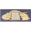 Image 1 : 22 Piece Assorted Faux Ivory Handle Stainless Table Knives 