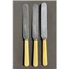 Image 8 : 22 Piece Assorted Faux Ivory Handle Stainless Table Knives 