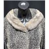 Image 2 : Gray Persian Lamb Fur Jacket with Light Fur Collar