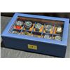 Image 13 : 10 Assorted Men’s Quartz Watches in Blue Display Case
