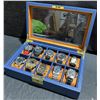 Image 1 : 10 Assorted Men’s Quartz Watches in Blue Display Case