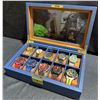 Image 1 : 10 Men's Wristwatches Including Ferrari, Timex in Display Case
