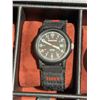 Image 11 : 10 Assorted LIGE and Timex Wristwatches in Display Case
