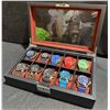 Image 1 : 10 Assorted LIGE and Timex Wristwatches in Display Case