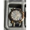 Image 3 : 12 Men's Wristwatches in Display Case