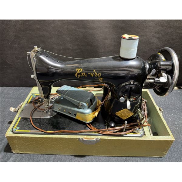 Empire Model De Luxe Sewing Machine with Federal Motor
