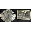 Image 1 : 2 Collectible Belt Buckles: Calgary Stampede 1981 & Calgary 1988 Olympics