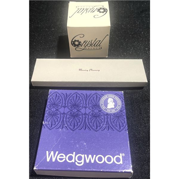 Wedgwood Jasperware Dishes, Crystal Palace Figurine 