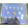 Image 1 : Framed Official 1992 Labatt Tankard Provincial Curling Championships Vintage Pin Set
