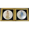 Image 1 : Staffordshire Ceramics "Pinkie" and "The Blue Boy" Framed Wall Plaques