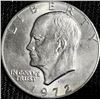Image 2 : 1972 United States Eisenhower One Dollar Coin, 90% US Silver