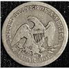 Image 1 : 1856 United States Seated Liberty Quarter, 90% Silver, 10% Copper