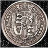 Image 2 : 1817 Great Britain Silver Sixpence Coin, George III - .900 Silver