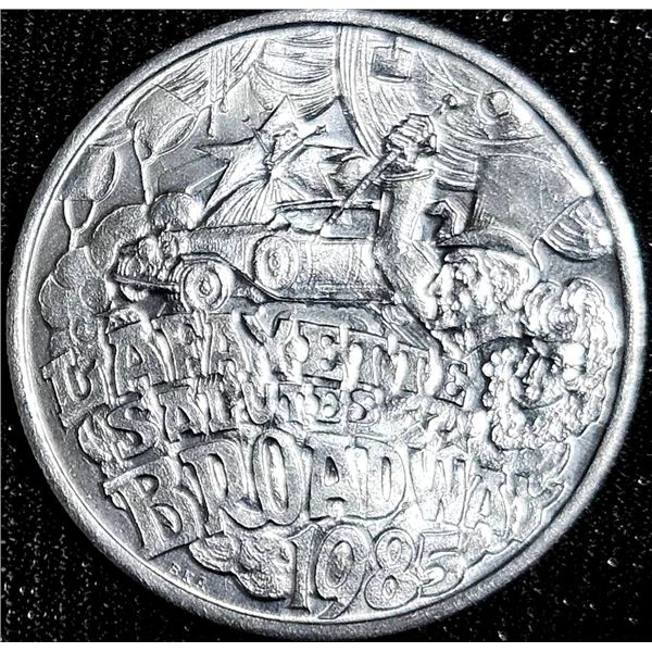 90% Sterling Silver, 1985 Lafayette, LA Silver Token, South Louisiana Mardi Gras