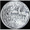 Image 1 : 90% Sterling Silver, 1985 Lafayette, LA Silver Token, South Louisiana Mardi Gras