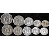Image 1 : 10 Jamaican Coins 1981–1988 Marcus Garvey, Food Day, Shield