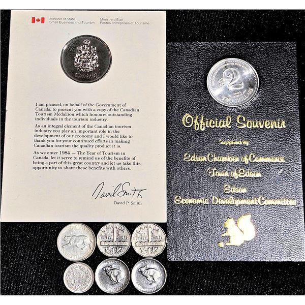 Canadian Tokens, Medallions and Coins - 1 Verified 80% Silver Coin 