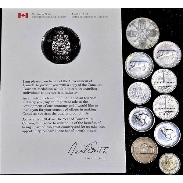 1984 Canadian Tourism Medallion And Various Commemoratives