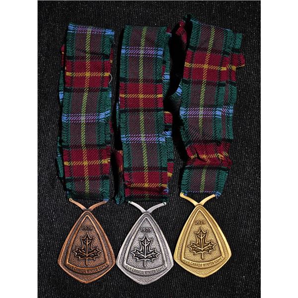 Rare 1979 Canada Winter Games Medals Set 