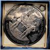 Image 1 : Commemorative Silver Medal 99.9% Pure 1877–1977 Alberta Centennial Treaty No.7 Coin 