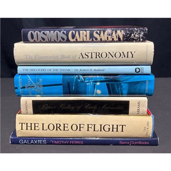 7 Science and Space Hardcover Books 