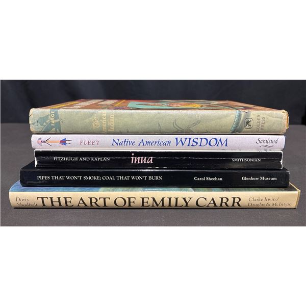 5 Indigenous and Art Books Including The Art of Emily Carr