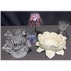 Image 1 : Candle Holders and Crystal Bowls