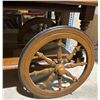 Image 2 : Wood Tea Cart with Dual Removable Trays