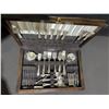 Image 2 : Birks Sterling Silver and Stainless Flatware Set