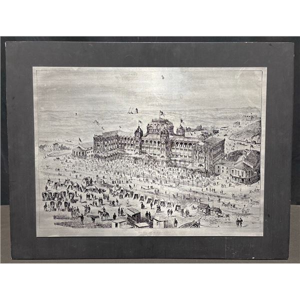 Metal Etching of Grand Hotel Kurhaus, Netherlands