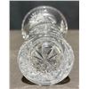 Image 13 :  Cut Glass Crystal Tableware Pieces and Decorative Wooden Urns 