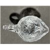 Image 21 :  Cut Glass Crystal Tableware Pieces and Decorative Wooden Urns 