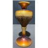 Image 8 :  Cut Glass Crystal Tableware Pieces and Decorative Wooden Urns 