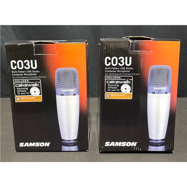 Samson CO3U Multi-Pattern USB Studio Condenser Microphones