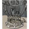 Image 5 : Decorative Wire Teapot Cage With Four Ceramic Mugs