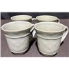 Image 6 : Decorative Wire Teapot Cage With Four Ceramic Mugs