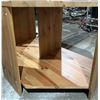 Image 3 : Solid Pine Wood Corner Table with 4 Shelf Unit 
