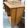 Image 6 : Solid Pine Wood Corner Table with 4 Shelf Unit 