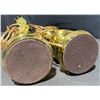Image 10 : Brass Table Lamp Bases and Floral Stained Glass Panel