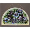 Image 2 : Brass Table Lamp Bases and Floral Stained Glass Panel