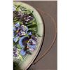 Image 4 : Brass Table Lamp Bases and Floral Stained Glass Panel