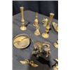 Image 4 : Brass Miniatures Including Animals, Candlesticks, Bells, Irons, and Trinkets