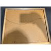 Image 5 : 3 Western Art Pieces: Horse Relief Plaque, Velvet Horse, Cowboy Print