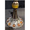 Image 3 : PartyLite Candle Holders with Decorative Accents and Electric Glass Lamp