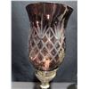 Image 8 : PartyLite Candle Holders with Decorative Accents and Electric Glass Lamp