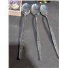 Image 2 : Crystal Glasses, Silverplate Spoons, and F.B. Rogers EPNS Silverplate Creamers