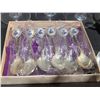 Image 3 : Crystal Glasses, Silverplate Spoons, and F.B. Rogers EPNS Silverplate Creamers