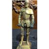 Image 14 : Decorative Items Brass Vanity Set Military Lighter Knight Figure Coaster Box Lot