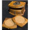 Image 18 : Decorative Items Brass Vanity Set Military Lighter Knight Figure Coaster Box Lot