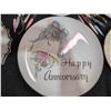 Image 2 : 6 Decorative Plates and Mixed Canapé Spreaders with Box